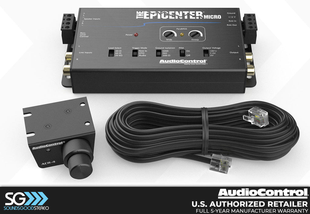 AudioControl Epicenter Micro Bass Restoration Processor & Line Converter w / ACR-4