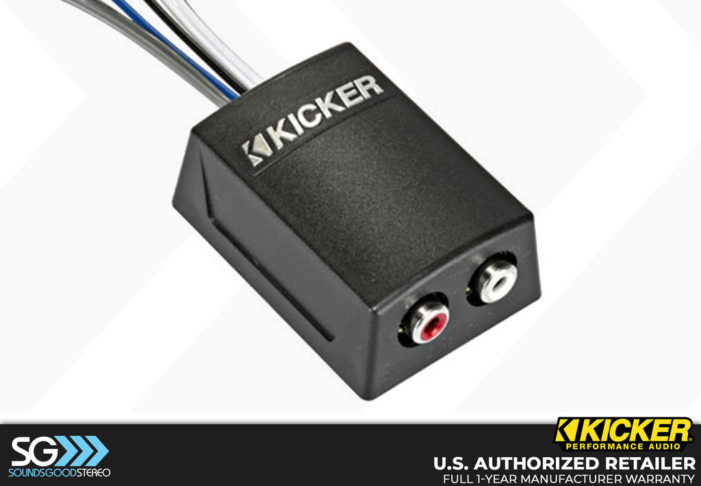 Kicker KISLOC2 Stereo Passive 2-channel Line-Output Converter (with remote turn-on wire)