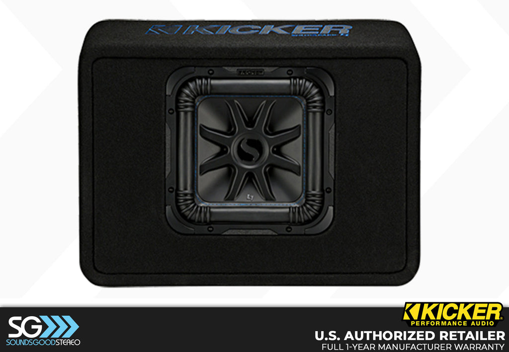 Kicker 44TL7S102 L7S 10-inch Loaded Vented Thin-Profile Subwoofer Enclosure - 2 Ohm Final