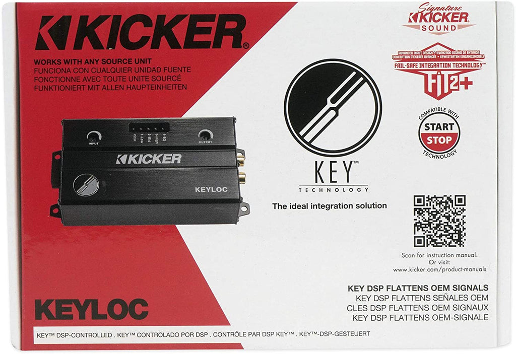 Kicker KEYLOC Smart 2-channel Line-Output Converter with Factory Radio Correction