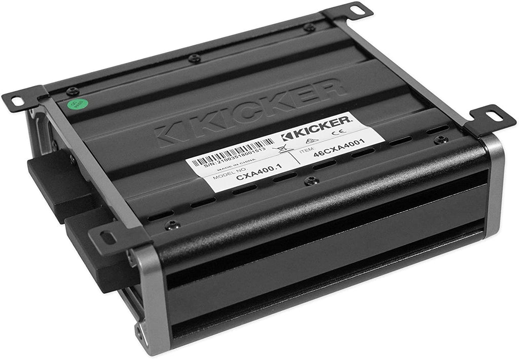 Kicker CXA4001t CX Series High-Power 400W 1-channel Mono-Block Subwoofer Amplifier