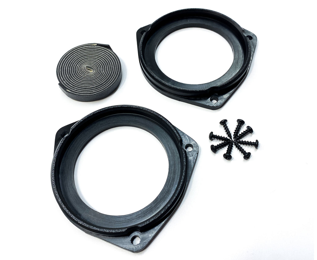 Custom 3-inch Mid-Range Speaker Adapters - Compatible with 2012-2020 Land Rover - One Pair