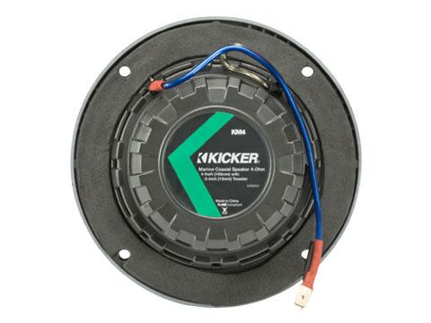 Kicker KM44 KM Series 4-inch Marine Coaxial Speakers