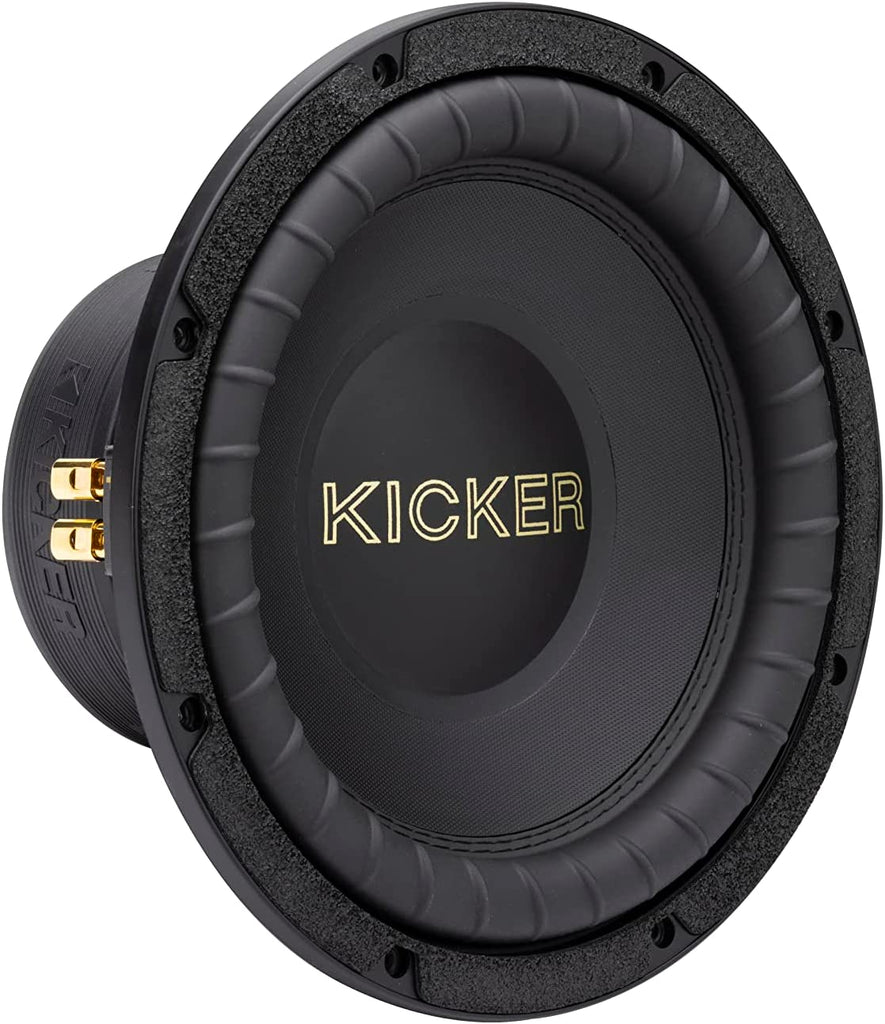 Kicker 50th Anniversary 10-Inch Competition Gold Letter 750w Subwoofer