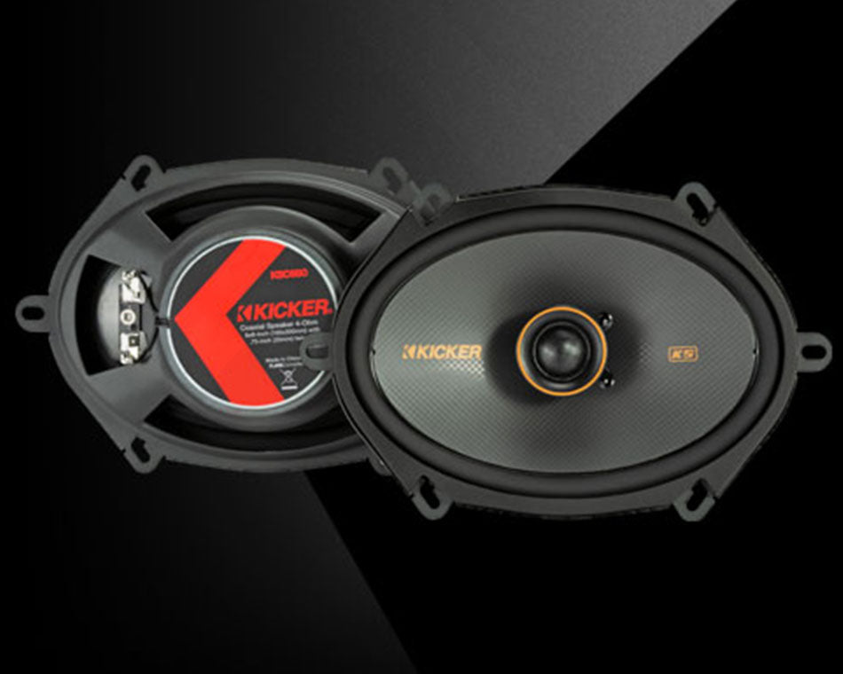 Kicker KSC680 KS Series 6x8-inch 2-way Coaxial Speaker Kit