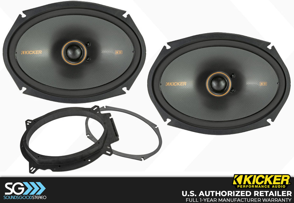 Kicker KSC690 KS Series 6x9-inch 2-way Coaxial Speaker Kit